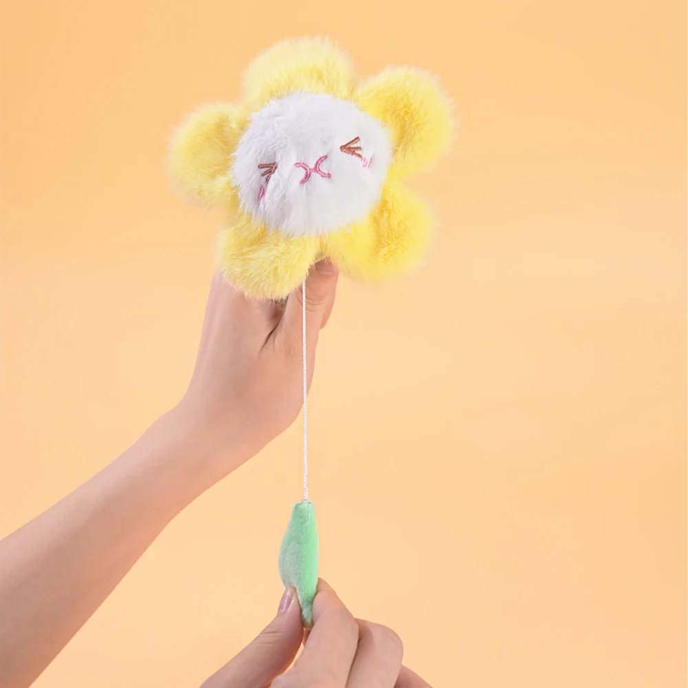 Juguete de peluche Flexible para el hogar, flor de dinero rodante, cartón de girasol, lindo regalo encantador