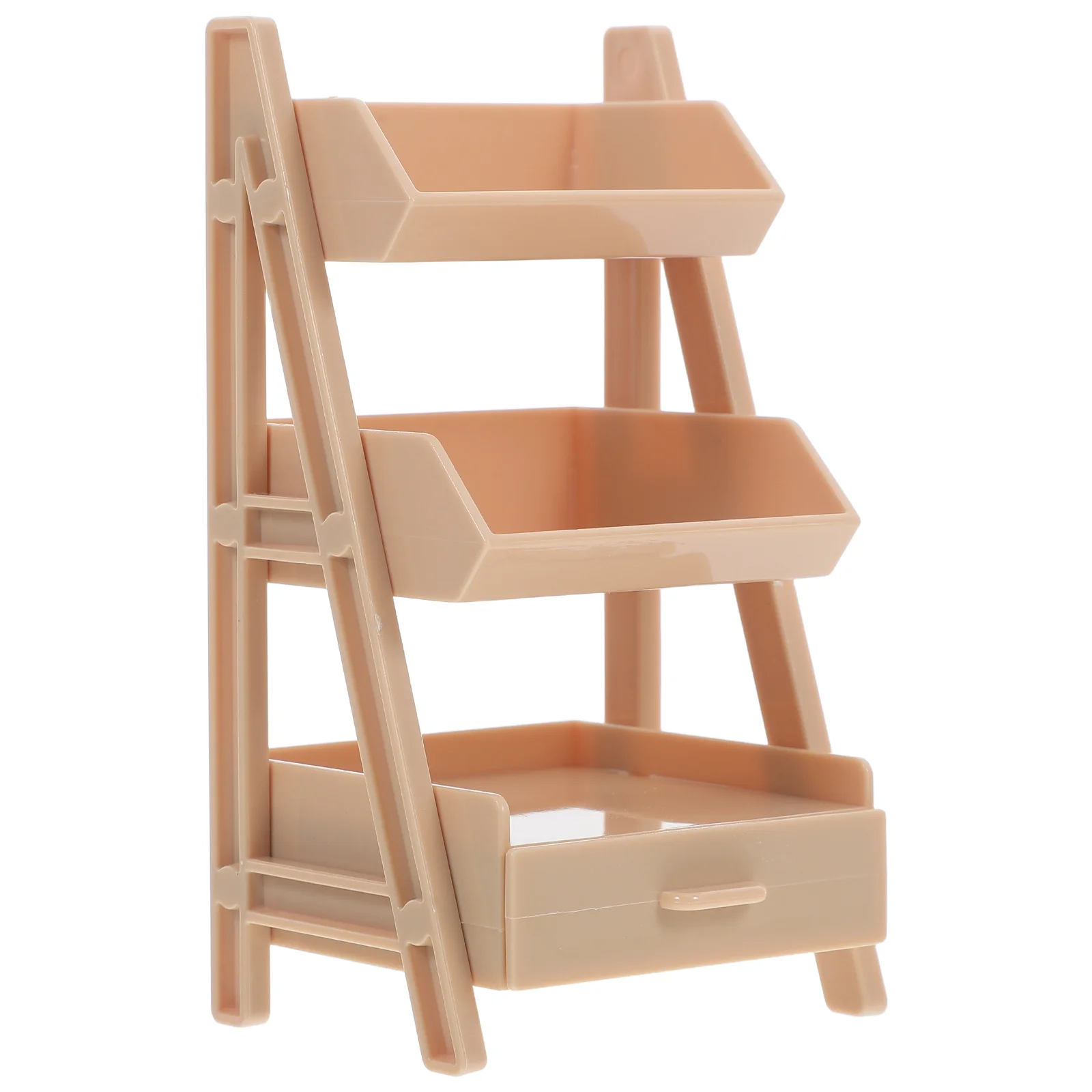 Plush Toys Miniature Rack Cabinet for Kids Dollhouse Accessories Plastic Tiny Plant Child