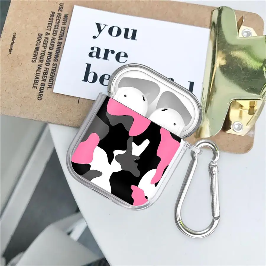 

Clear Earphone Cases Cover Case For Airpods Pro3 1 Pro2 Pro 2 4 3 Fashion Art Patterns