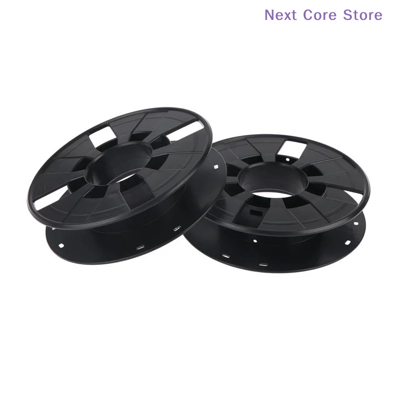 [NC]1/2Pcs Black Musical Instruments Cable Wire Wrap Reel Drum 150mm 3D Printers Filament Reel For Lights Rope Leads Cables[NC]