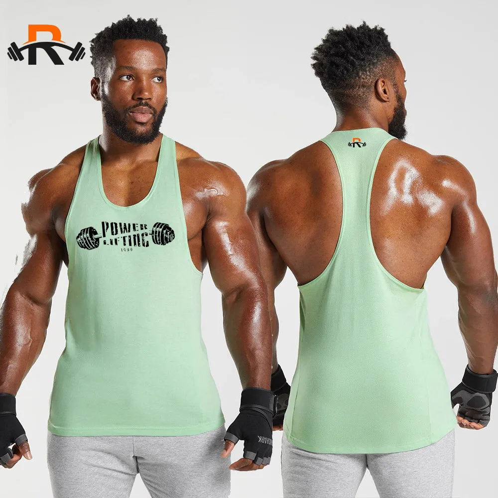 Men's Sports Sleeveless Top Bodybuilding Men's Sweatshirt Gym Loose Casual Sweat Absorbent Fabric Plus Size S-5XL Men’s tops