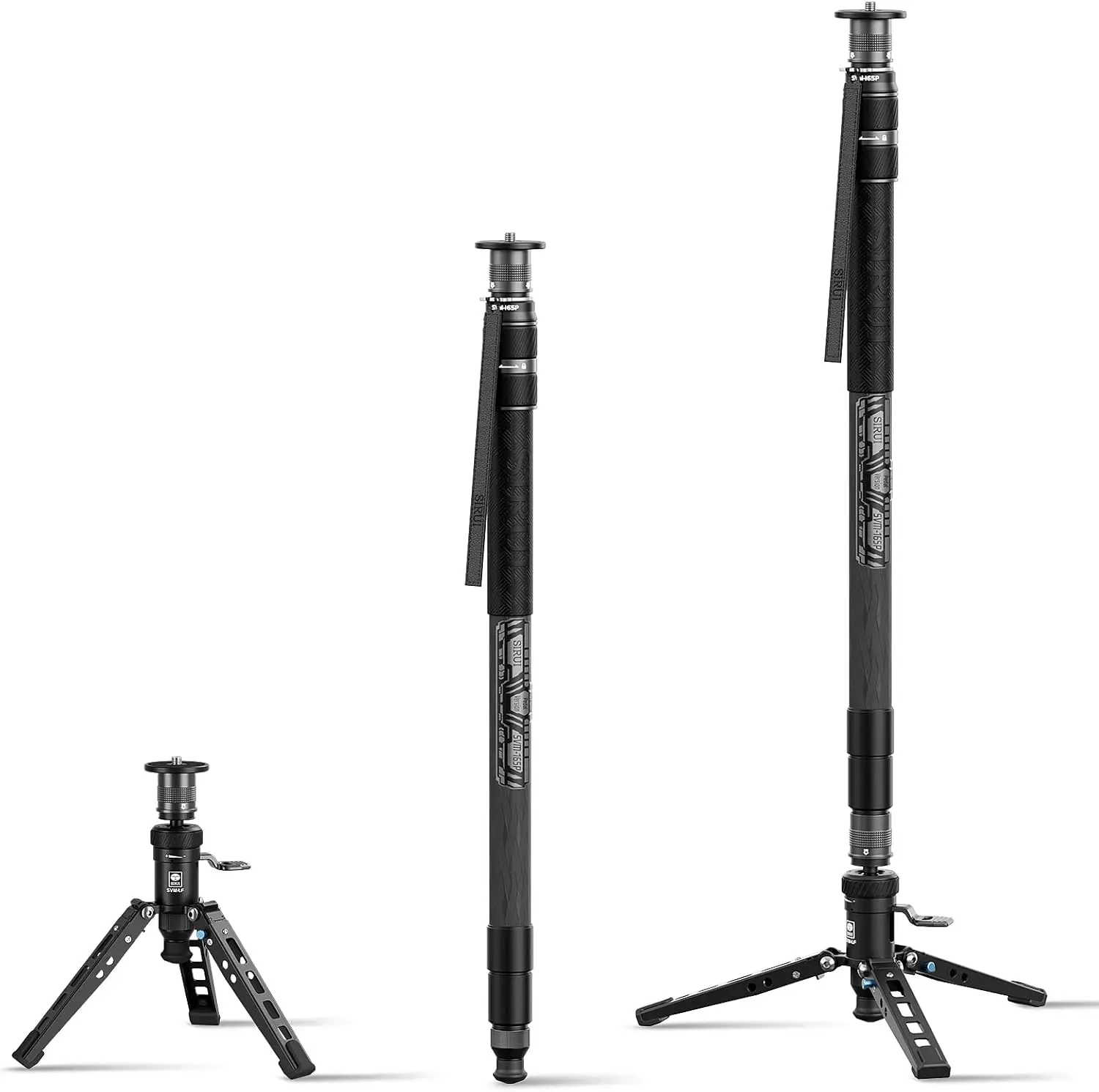 

SIRUI Rapid Monopod with Pedal Carbon Fiber Camera Monopod with Feet Max Load 22lbs/ 10kg