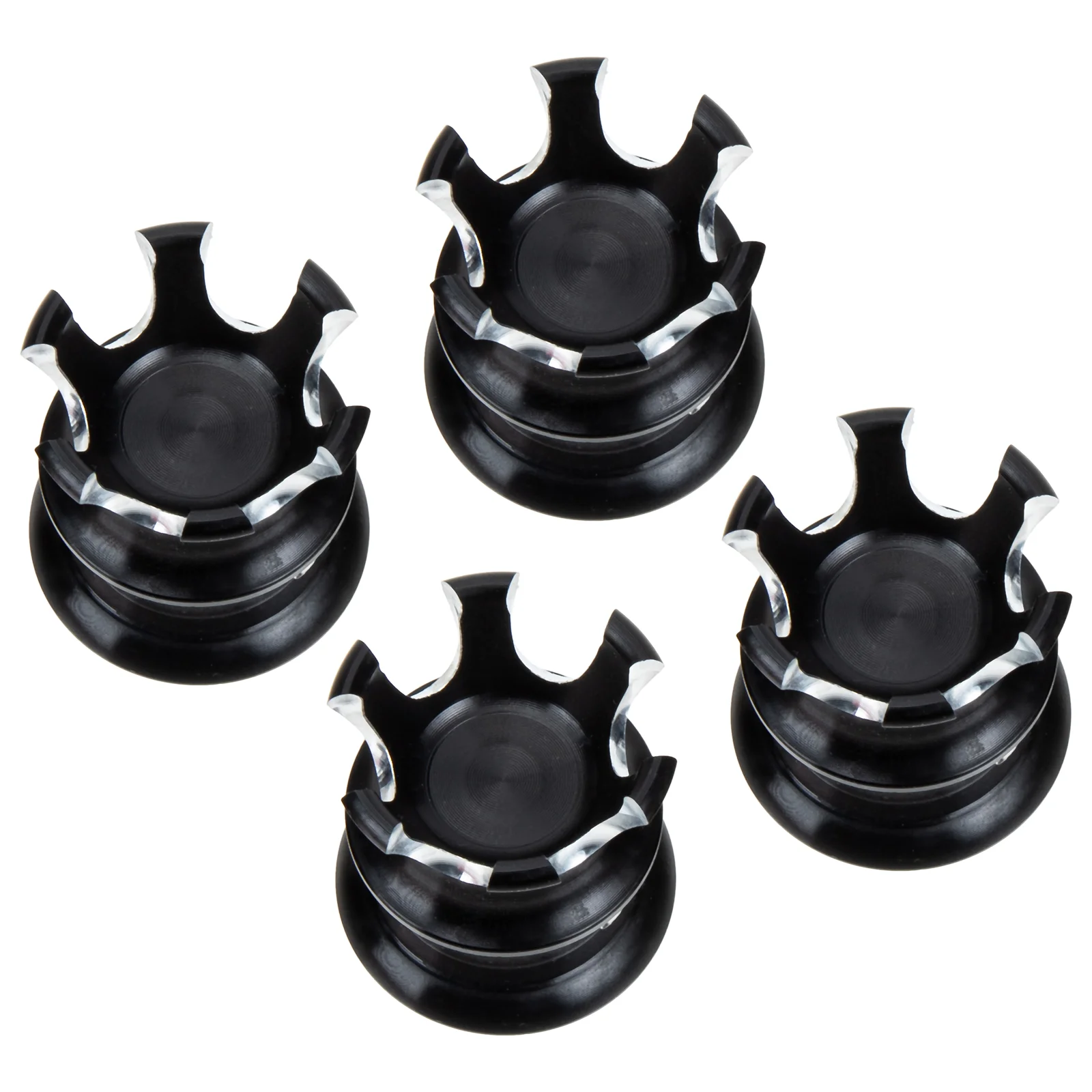 

4 Pcs Motorcycle Screw Cap Replacement Nut Caps Oil Tank Front Axle Motorbike Accessories Aluminum Alloy Engine Supplies