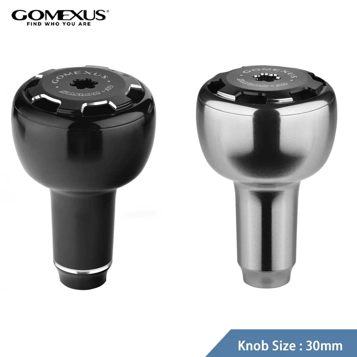 Gomexus Knopf A30 30mm Aluminium Angelrollen-Griffknopf für Baitcasting- und Spinnrollen Angel-Upgrade – Detail 7