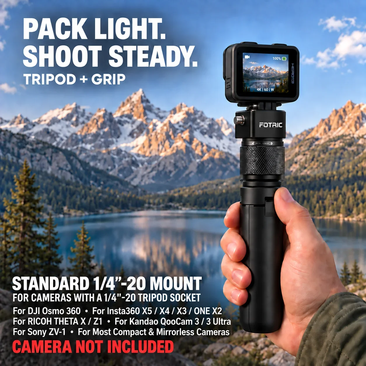 For Insta360 X5 X4 Invisible Selfie Stick Bullet Time Bundle Handle for Insta360 X4 Ace Pro 2 GoPro Panoramic Camera Accessories