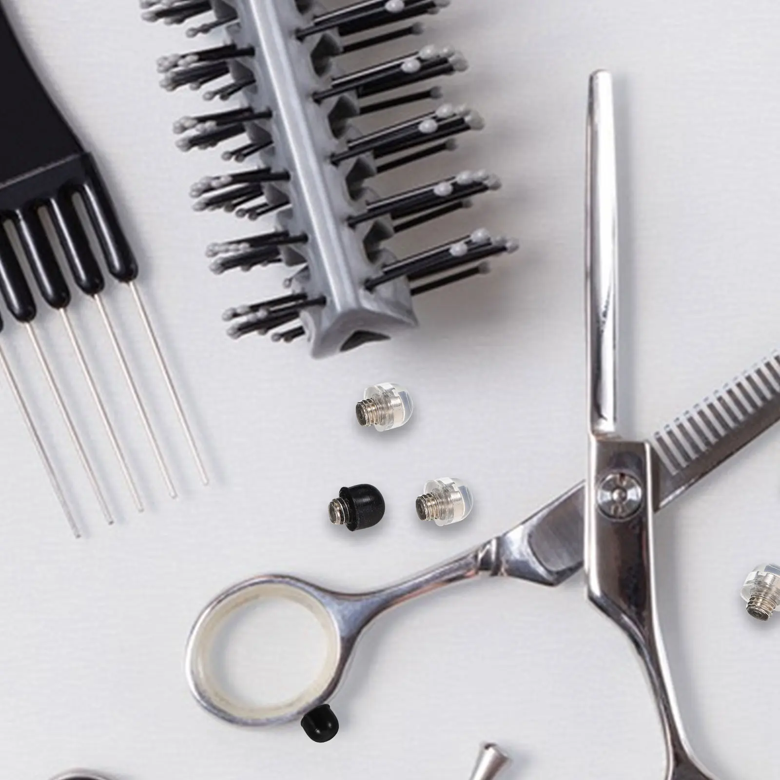 

12pcs Scissors Replacement Sound Dampener for Hair Trimming Barber Tools Salon Accessories Pet Grooming