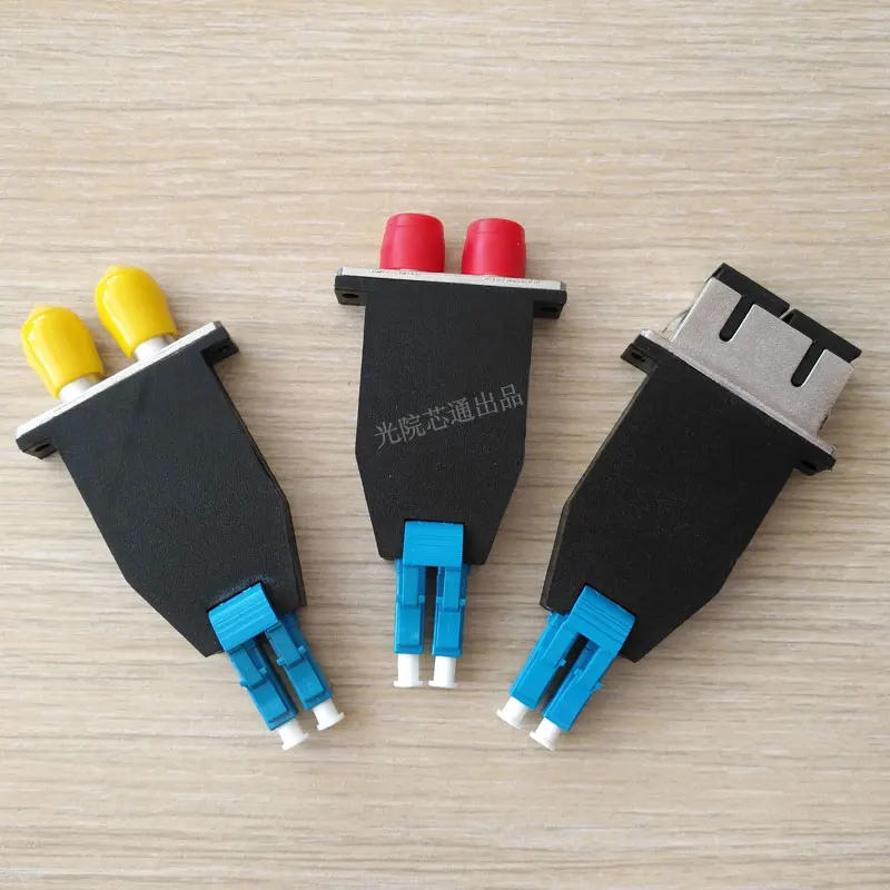 LC Optical Module Adapter Duplex LC Male-FC Female Dual-port LC-SC Fiber Converter LC-ST Coupler