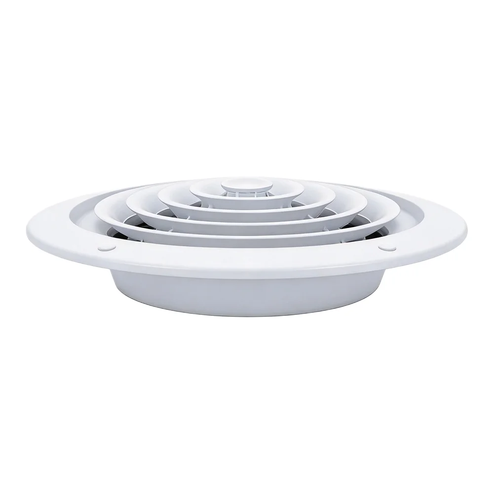 210mm Air Diffuser Moisture Resistant Vent Cover Exhaust Duct ABS Plastic Condensation Prevention Efficient Airflow