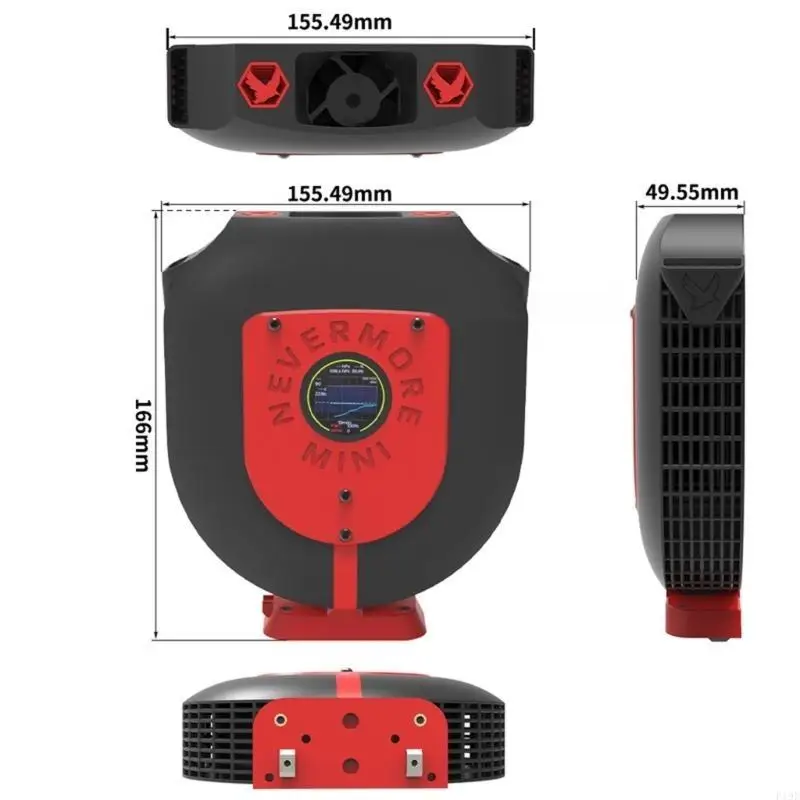 Mini -Luftfiltration niemals Luftfiltration mit LCD -Effizienter Qualität F19E