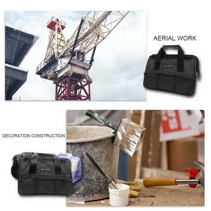Electrician Professional Storage Large Nylon Carpenter Pouch Multi-purpose  Organizer Capacity Canvas Bag Tool