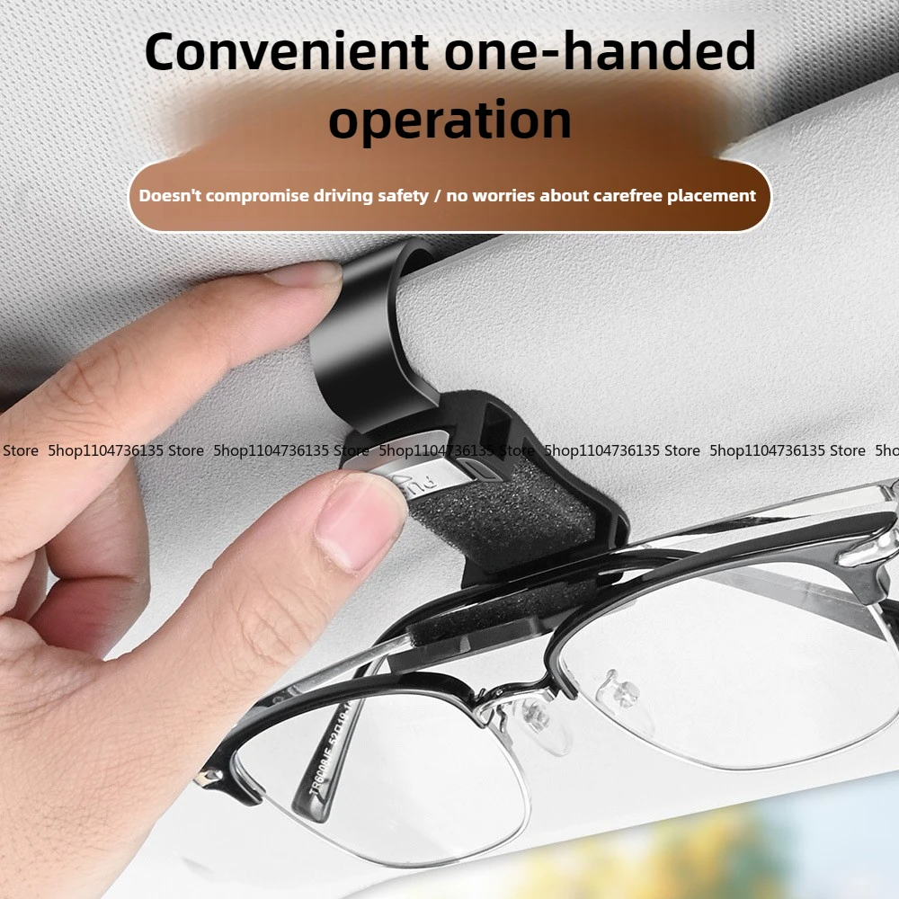 Car Glasses Clip, Creative Multi-functional Bill Clip, Car Sunglasses Visor Storage Bracket