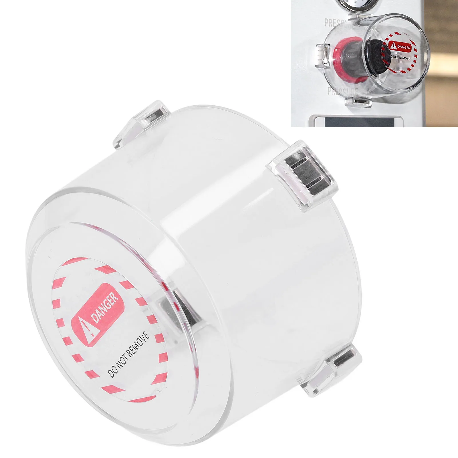 Magnetic Emergency Stop Button Cover Round Transparent Push Button Switch Guard for Industrial Control Device