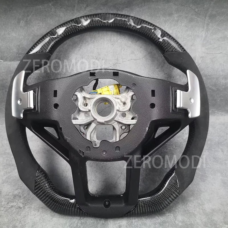 For Haval H6 H6S GT Customize 100% Real Carbon Fiber Car Steering Wheel Leather