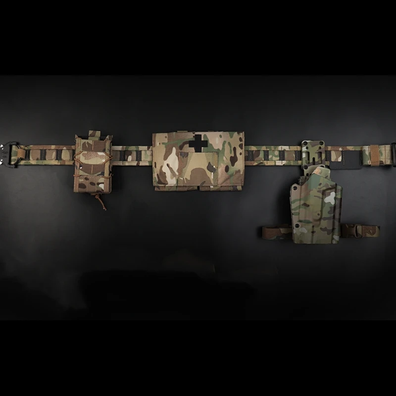 Tactical 5.56/7.62 Double Magazine Pouch AK AR M4 AR15 Single Molle Bag Rifle Mag Holster for Hunting CS Airsoft Accessories - view 4