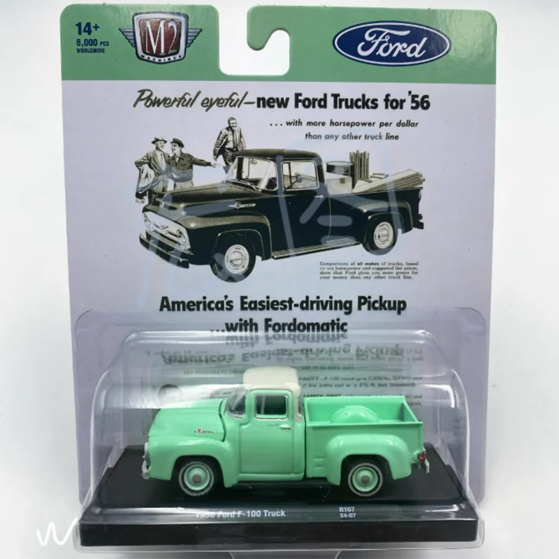 M2 Machines 1： 64 1956 Ford F-100 Truck Alloy Model