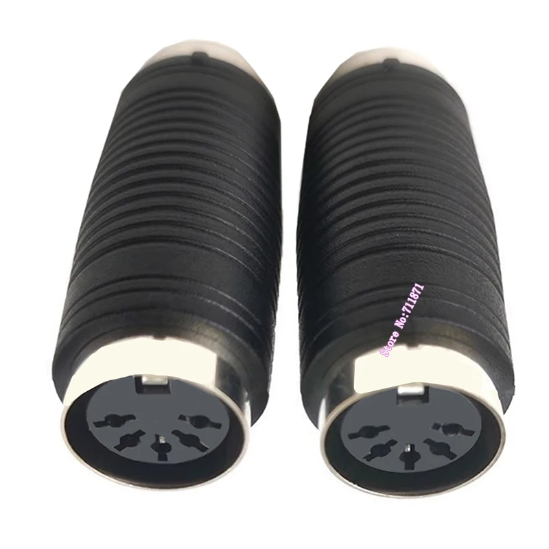 5Pin أنثى إلى أنثى DIN MIDI محول موصل 5 دبوس DIN موصل سالب 5 حفرة ميدي DIN أنثى تمديد مأخذ توصيل محول التوصيل