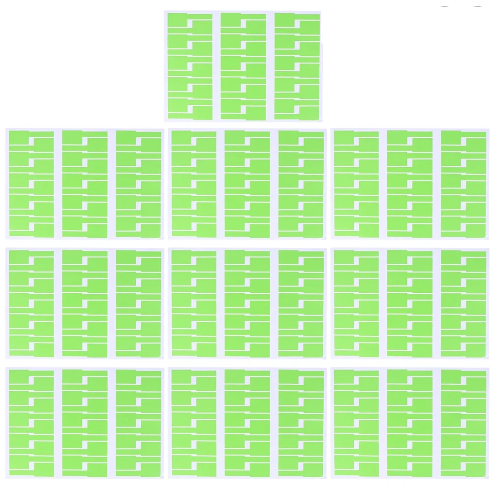 

10pcs Network Cable Label Stickers Waterproof Tear Resistant Adhesive Tags Wire ganization Identification Markers