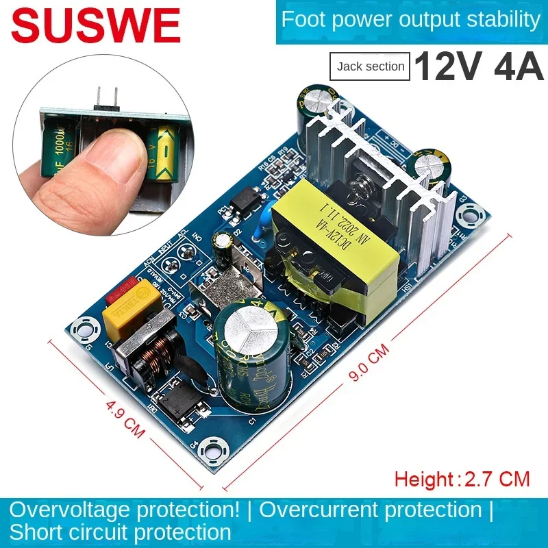 Wholesale AC220V to DC5V19V12V24V36V48V high-power switching power supply step-down module built-in board 3A5A8A9A