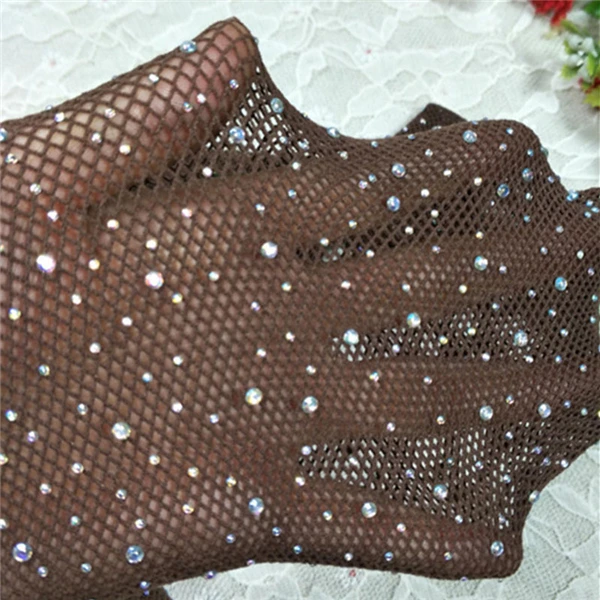 Bunte Glänzende Netzstrumpfhose mit Lochmuster Sexy Glitzer-Strumpfhose für Frauen Lolita Glänzende Glitzer-Strümpfe für Mädchen – Detail 9