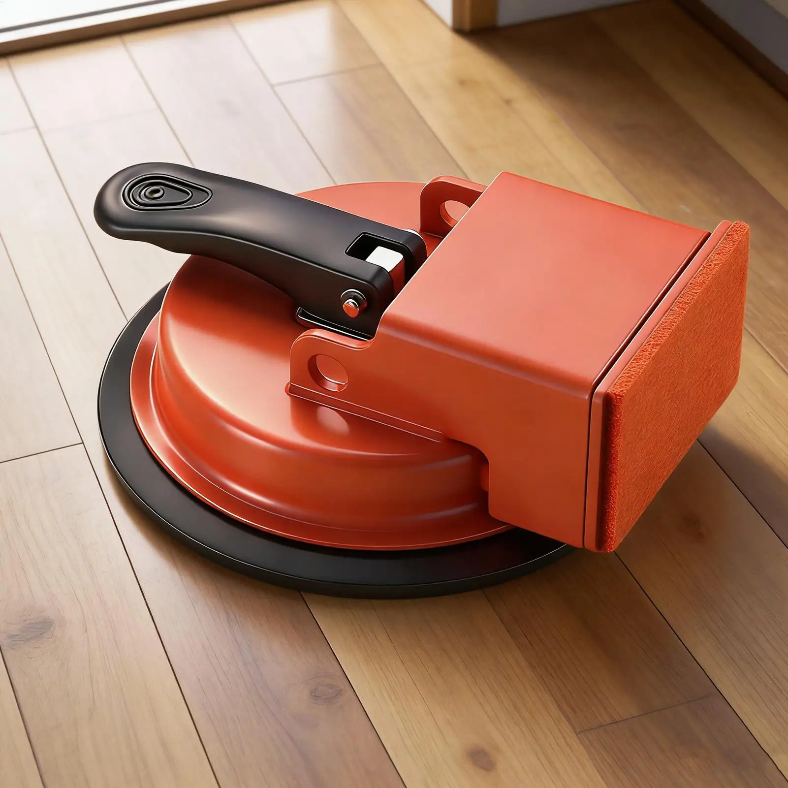 Floor Suction Cup Tool Heavy-Duty Strong Suction Floor Crack Filler Laminate Flooring Tool for Plank Tile Installation Leveling