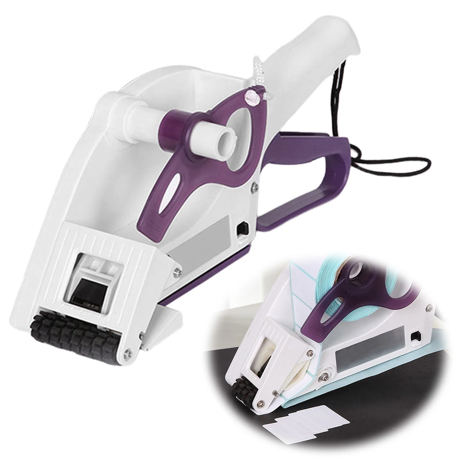 Manual Label Applicator Suitable For Labels 20-80mm Wide Small Labeling Machine Semi Automatic for Round Square Flat Bottle