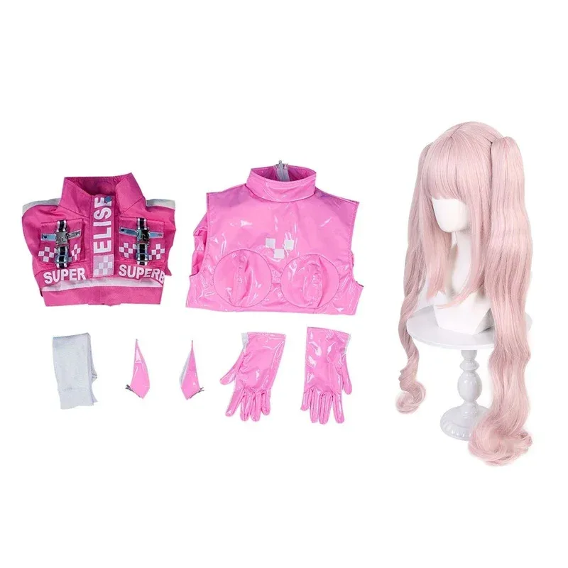

New NIKKE Cosplay Costume Alice Cosplay Costume ,pink anime game style suit and wig,for Halloween Carnival parties DS5EYFGGV2025