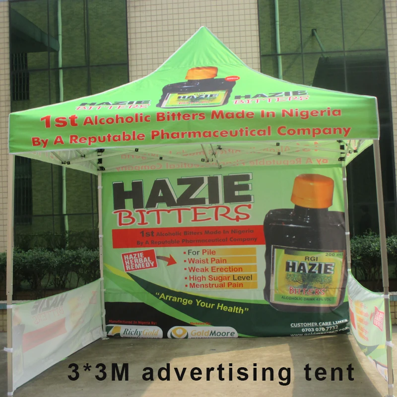 10x10FT Folding Tent Combo Advertising Tents Outdoor Canopy Gazebo Promotion Tent Aluminum Promotion Tent Customized Logos