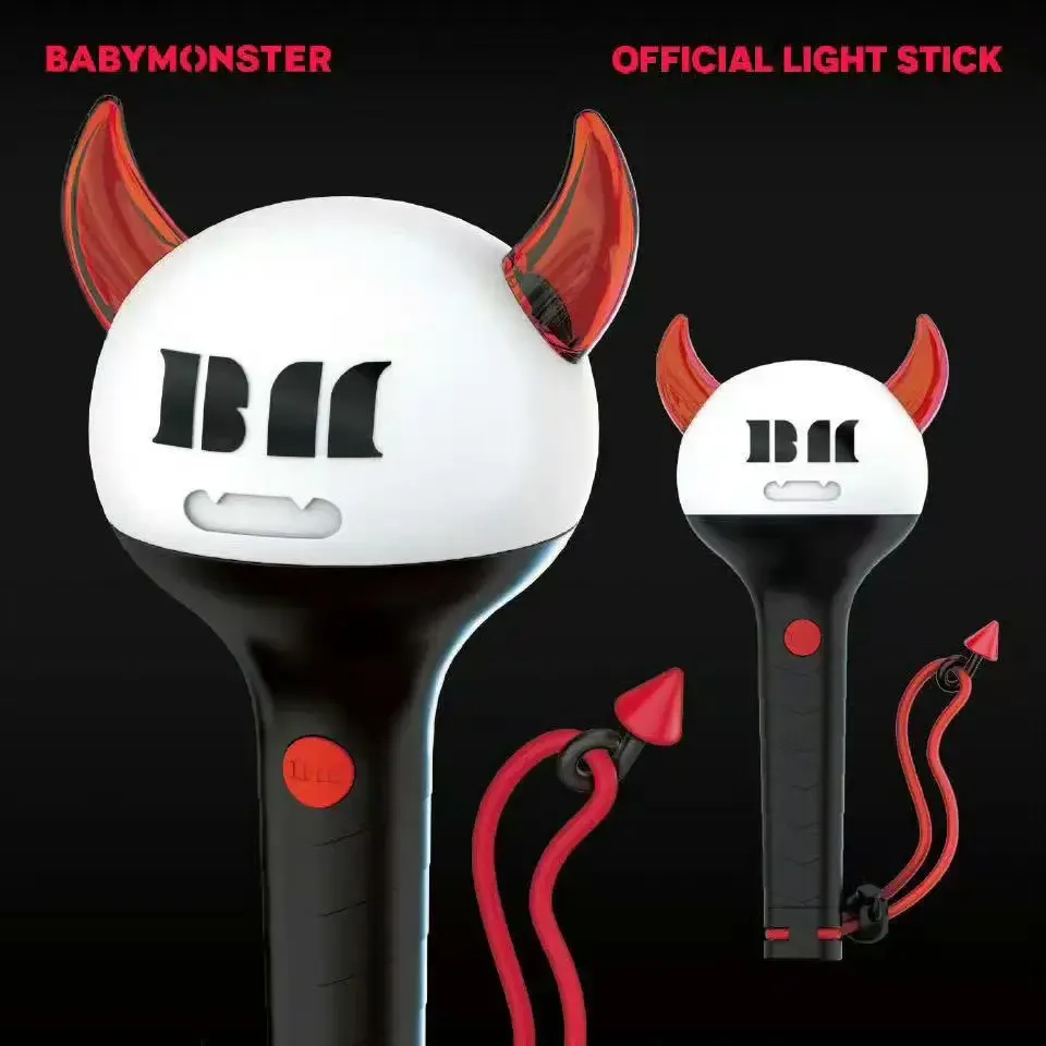 Kpop Idol BABYMONSTER Lightstick Hand Lamp Concert Hiphop Party Light Stick Flash Fluorescent RORA ASA RUKA Fans Gift Collection