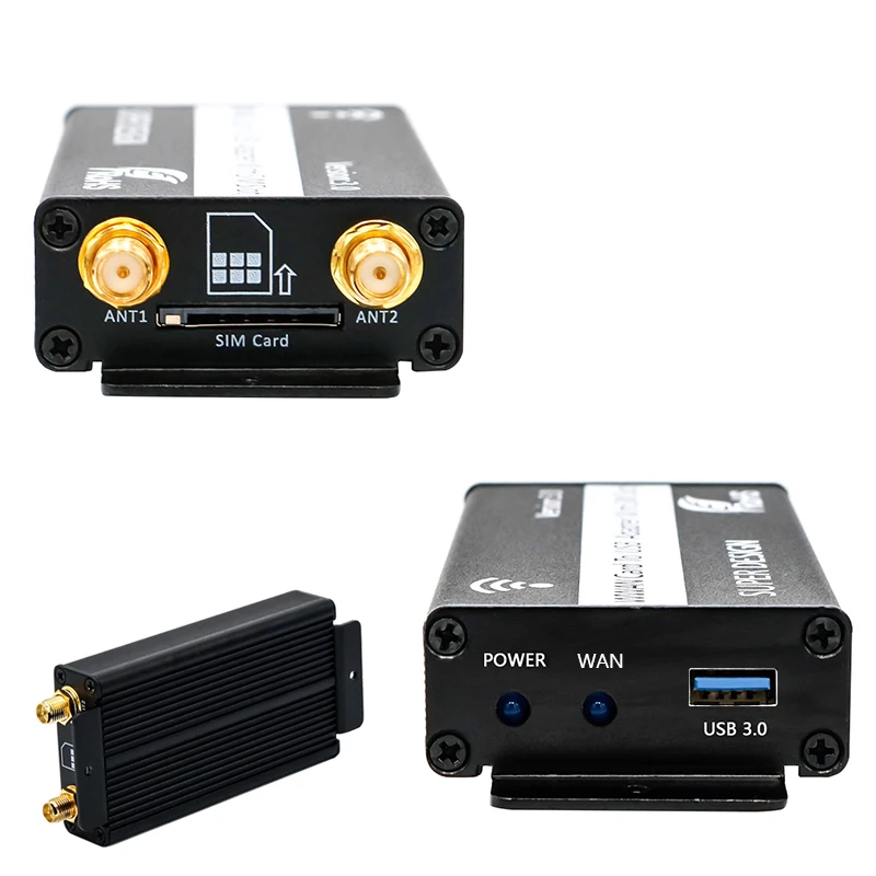 Externe netzwerk karte ngff (m.2) zu usb 3,0 drahtloser wifi adapter mit sim kartens teck platz für wwan/lte/4g modul