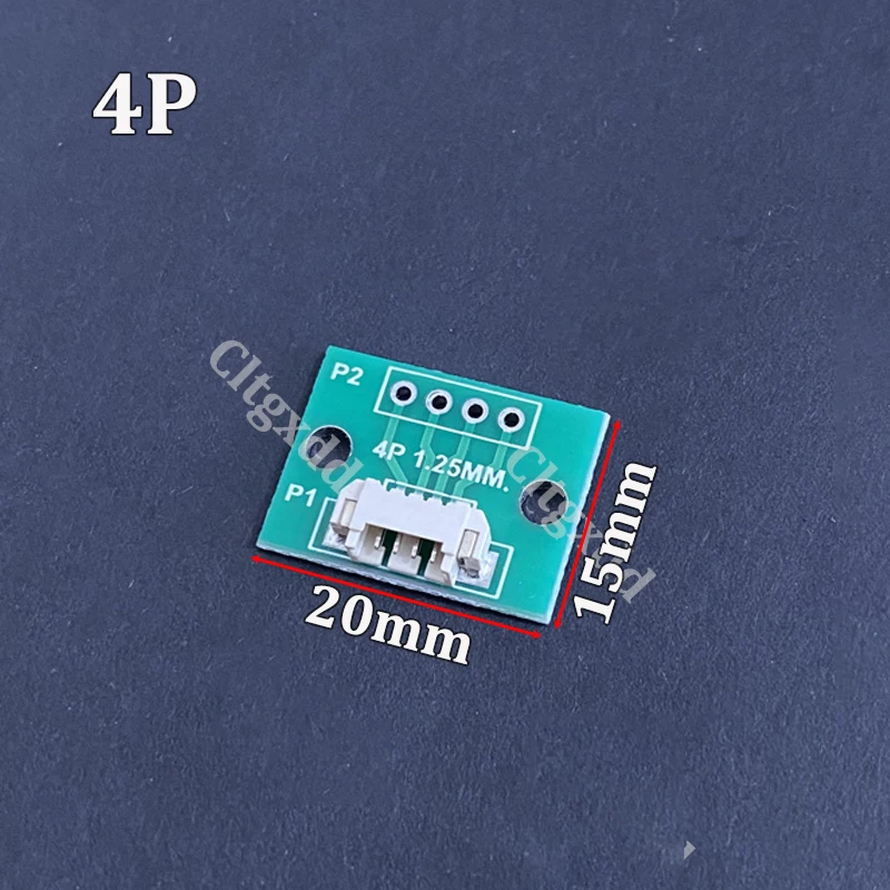 1,25 mm Rastermaß Horizontaler SMD-Anschlussadapter 4P 6P 8P 10P 12P JST-Adapterplatine umgewandelt in 2,54 mm DIP-Stiftleiste PCB-Testplatine – Detail 11