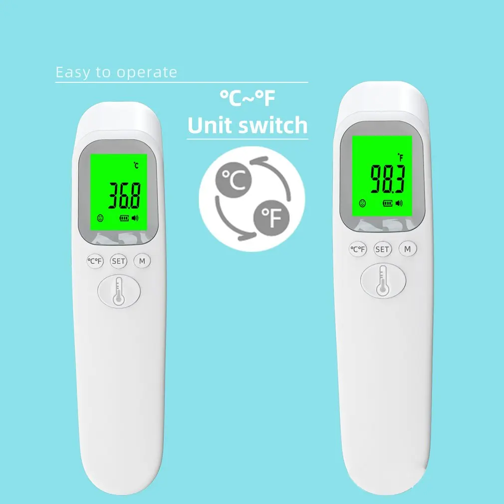 FX-806 Infrared Thermometer Digital Non Contact Forhead Gun Laser Handheld Ir Temp Pyrometer Non-contact Backlight Measurement