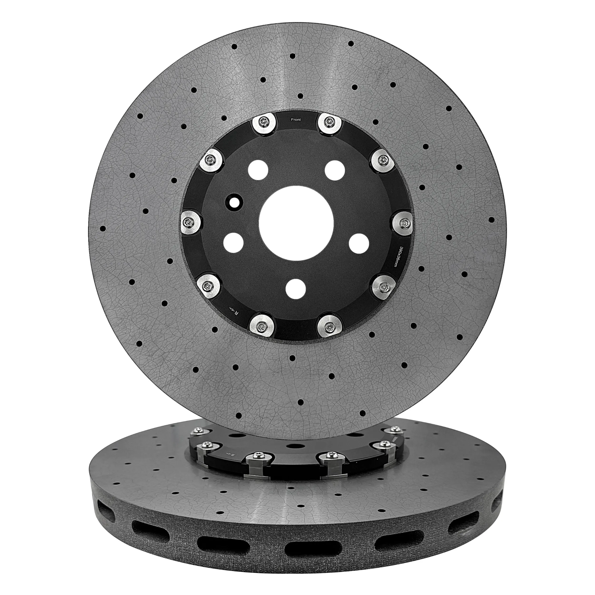 84271643 Front 390MM 36MM CCB Brake Rotors Carbon Ceramic Disc For Cadillac CTS-V