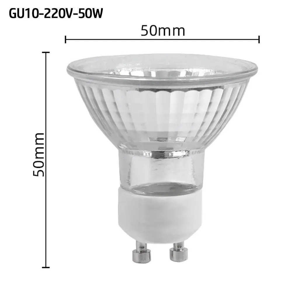 Home Reptile Heating Spotlight GU10 MR16 Halogen Lamp Cup 35w 50w Quartz Lamp Reptile Heating