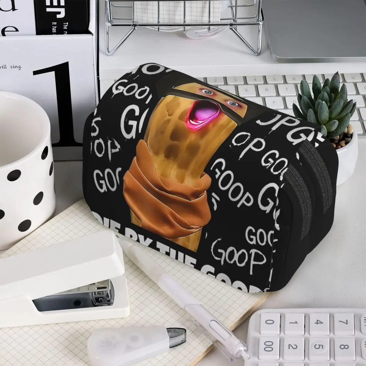 

Пенал-косметичка The Burnt Peanut Bungulator Goop Goop для детей, подарочный пенал-коробка, сумка для канцелярских принадлежностей, держатель для ручек