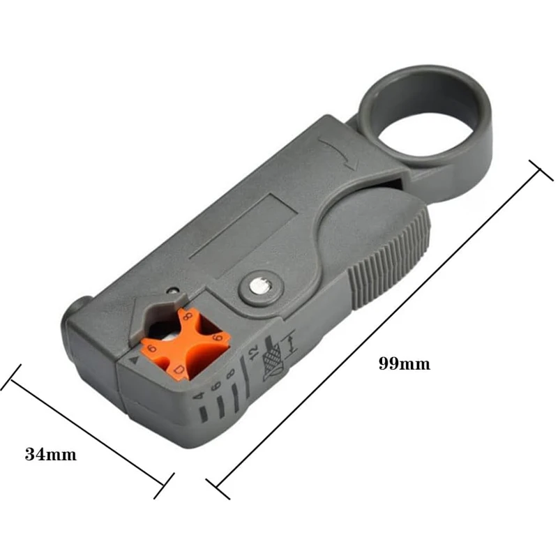 Pince à dénuder hexagonale en acier inoxydable, outils de câble métallique, dénudeur isolé, accessoires droits électriques