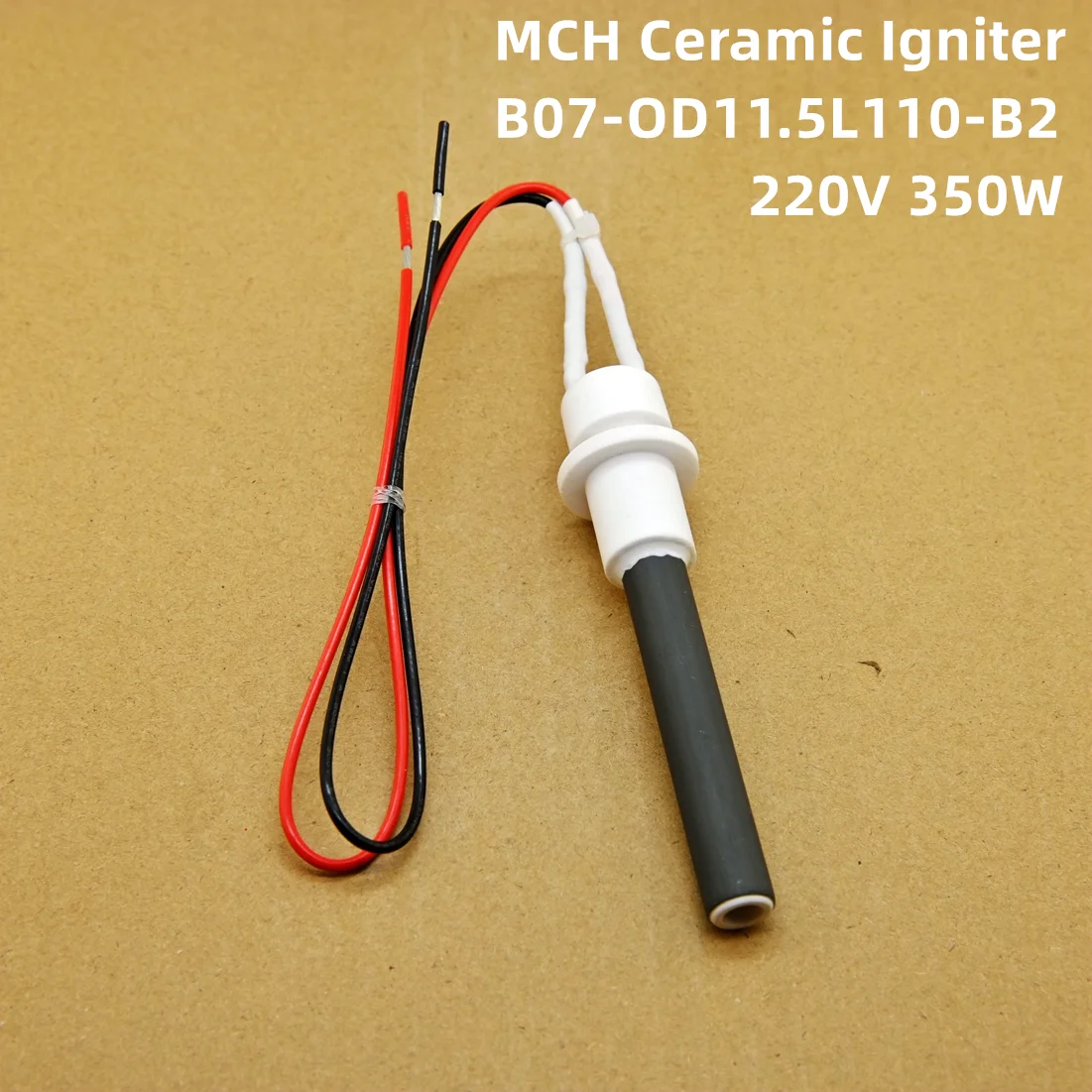 Ceramic Igniter 220V 350W 110V 300W wood chip particle oven ignition rod, biofuel heater kitchen oven accessories