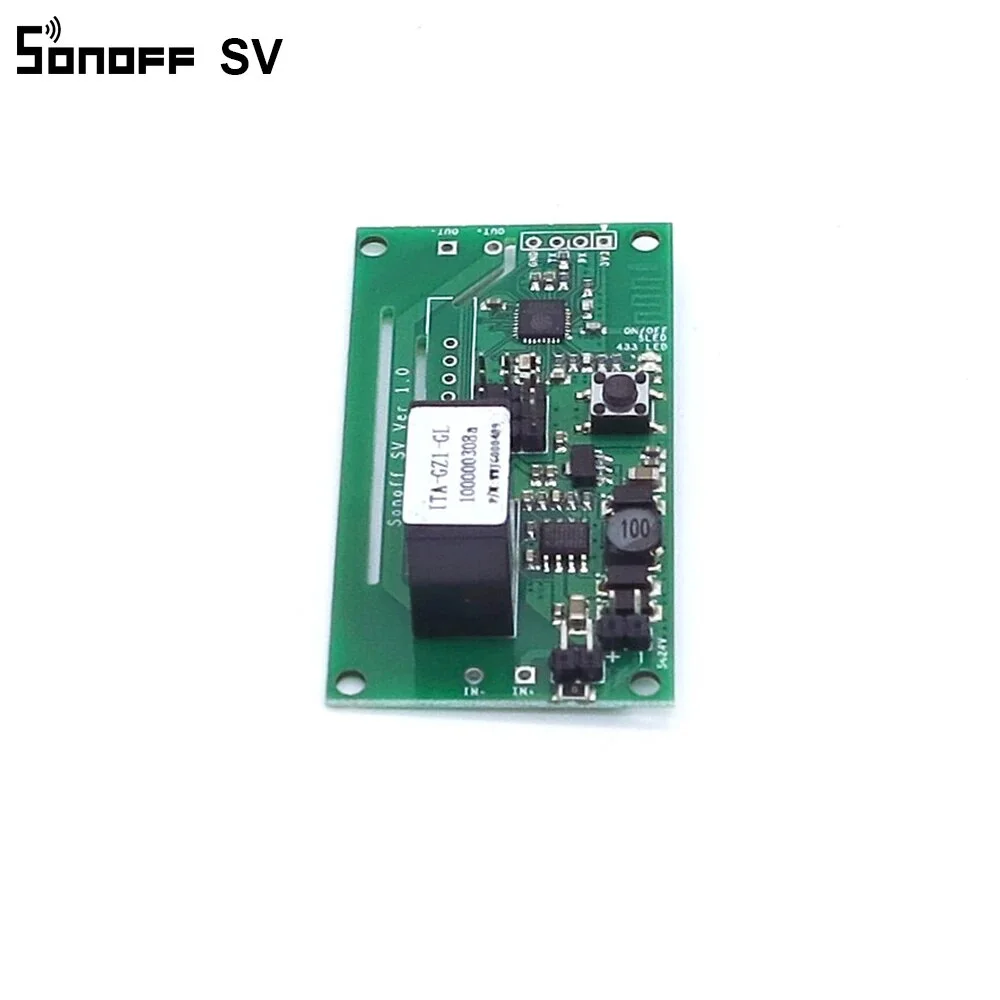 SONOFF SV 5-24V  Wifi Wireless Safe Voltage Smart Switch Module Support Secondary Development Work with eWeLink APP Alexa Google