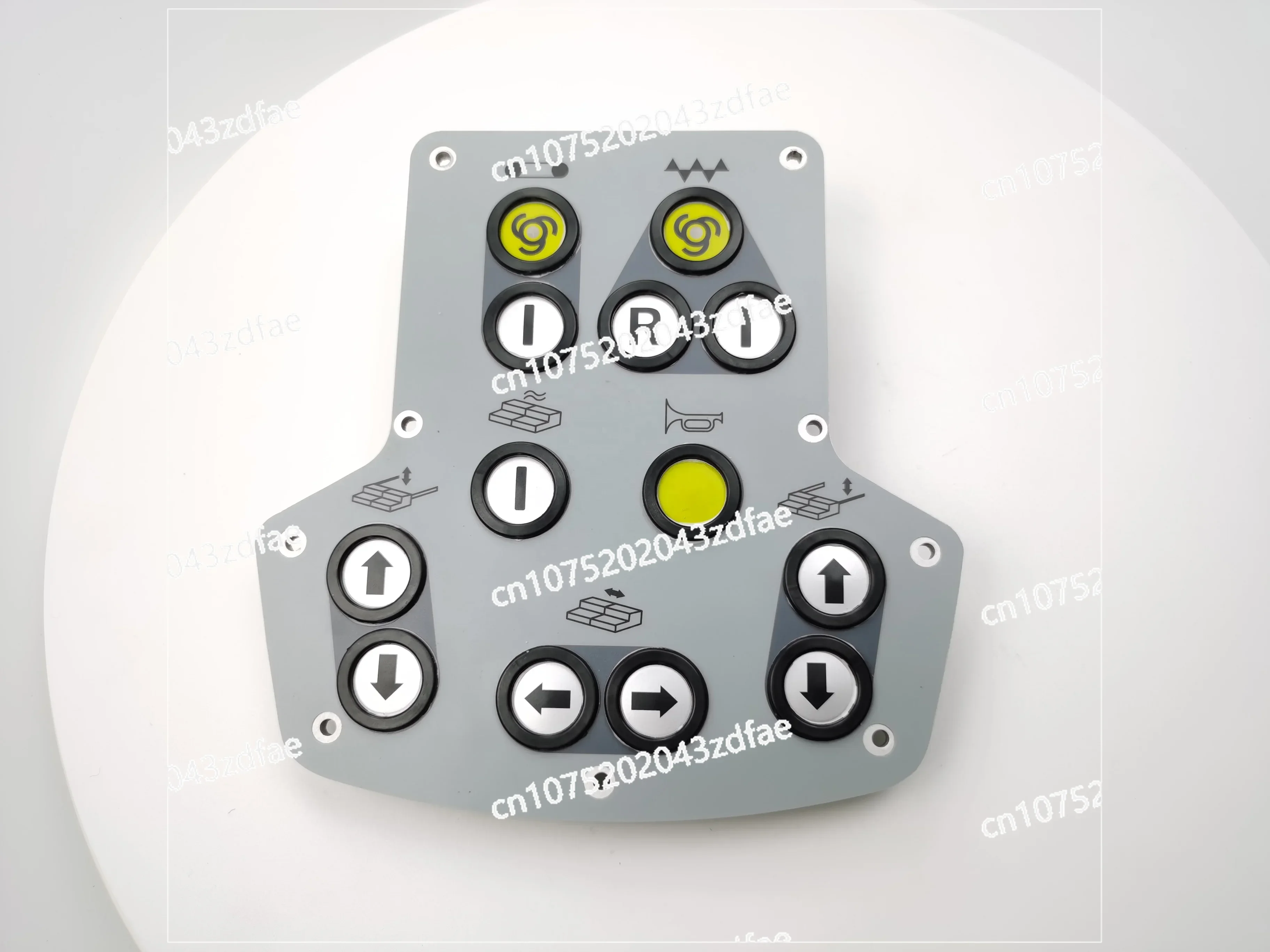 Asphalt Paver Side control box button panel with film 9 holes for plus shape high quality road construction