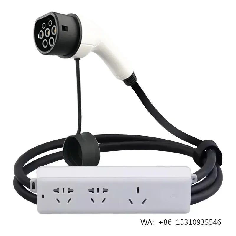 New Customized White 3.5KW 110-250V V2L Type2 EV Charging Discharge cable CE Certified IP55 Protection 1-Year Warranty Outdoor