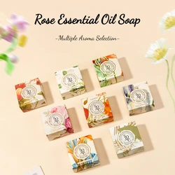 Plant Handmade Essential Oil Soap Zero Stimulation Moisturizing Natural Cleansing Soap Rich Foam Multiple Aroma Selection