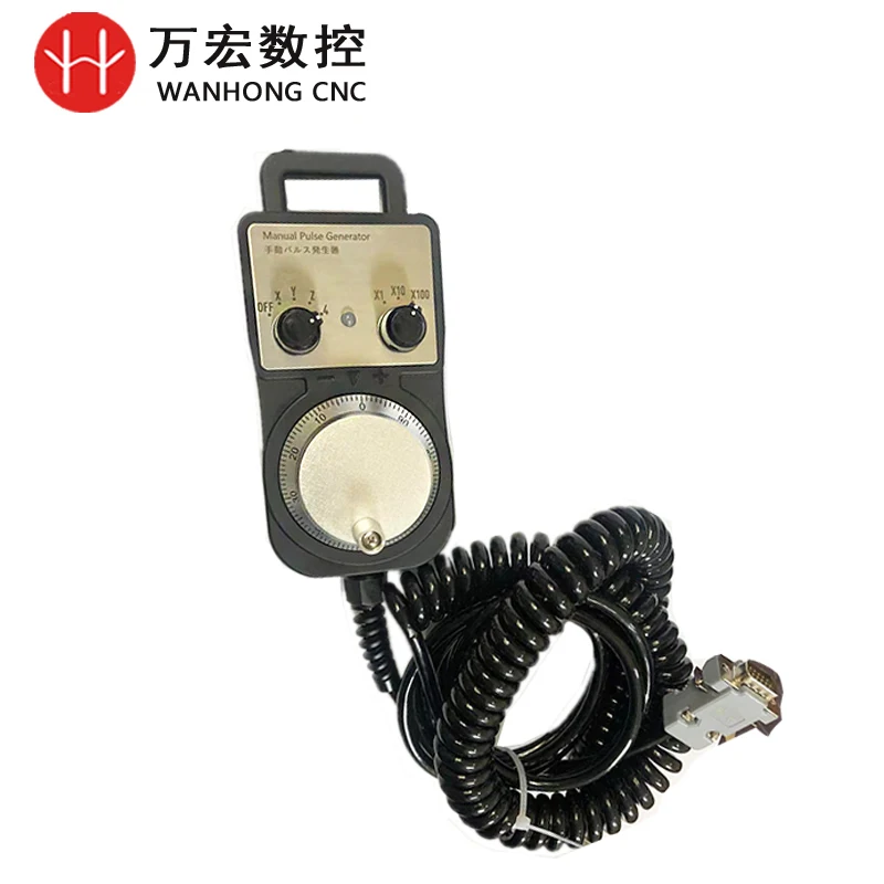Universal 4 Axis CNC 100PPR Handwheel MPG Pendant Manual Pulse Generator for Syntec System CNC Machine Control