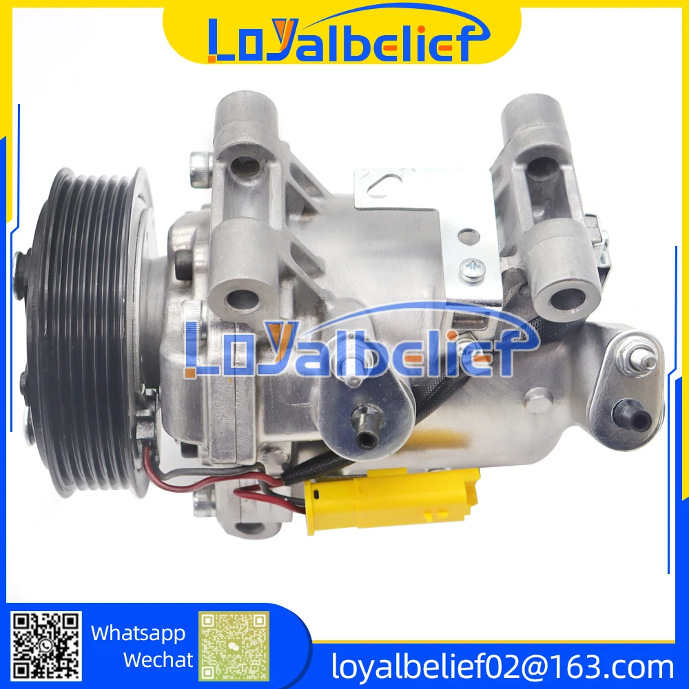 Car AC Compressor for Citroen C-Elysee For Peugeot 301 1.6L 2012-2015 9810349980 9808860080 9676011680 9806599380 JSR11T603078