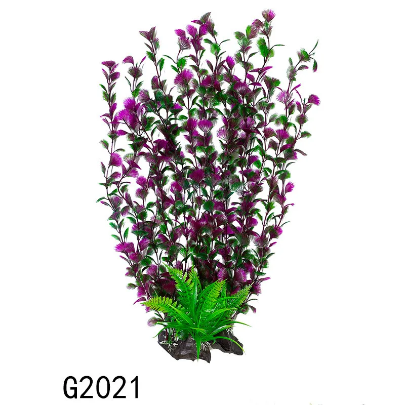 52 سم خزان الأسماك الاصطناعي نبات خزان الأسماك المناظر الطبيعية النباتات المائية زراعة حوض السمك الملحقات #6