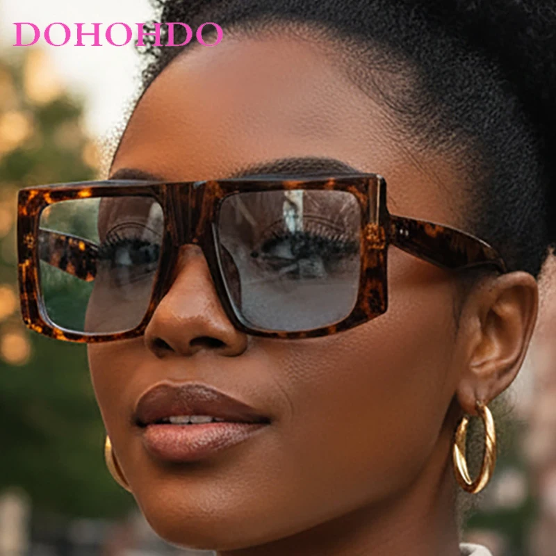 

Fashion Oversized Square Punk Women's Sunglasses Vintage Brand Designer Men Eyewear Driving Travel Shade Female Sunglass UV400