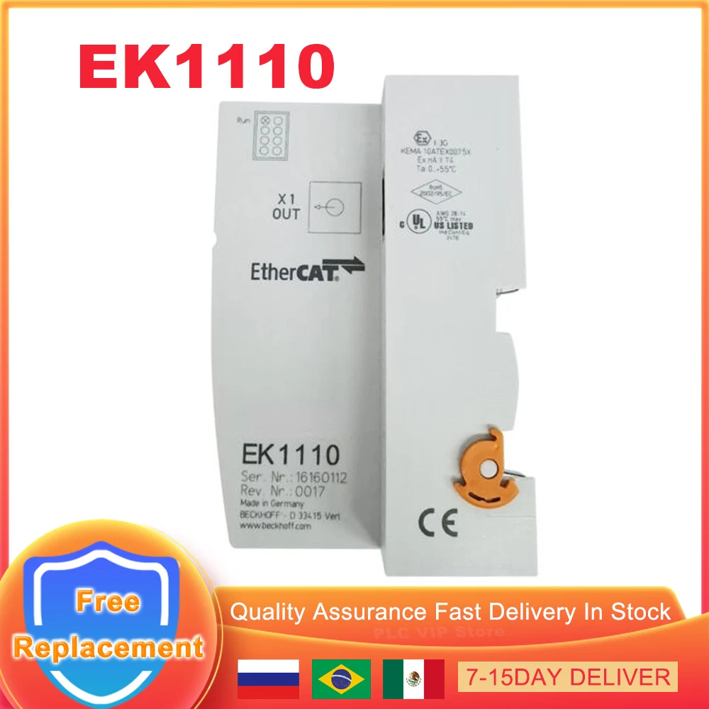 New Original EK1110 EK1100 PLC Module EtherCAT Extension EK 1110 EK 1100 PLC Controller for Beckhoff