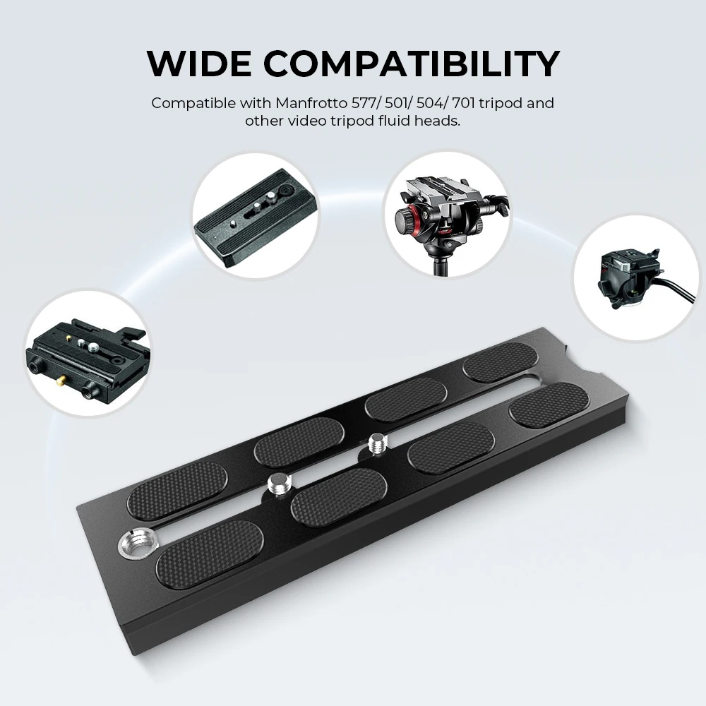 SZRIG Manfrotto Slide-in Camera Quick Release Plate With 1/4\
