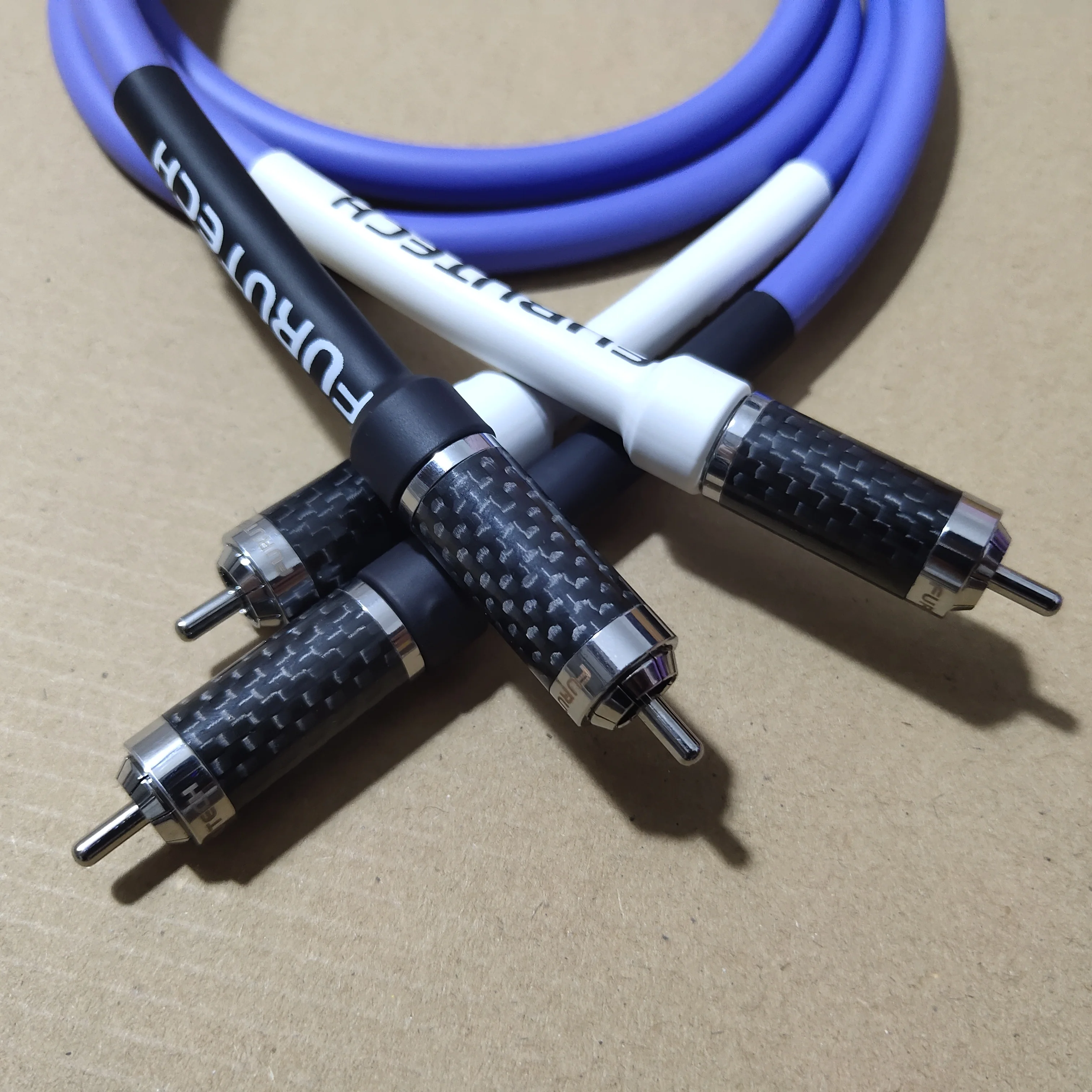 New Pair Furukawa αS22 OCC HIFI RCA Hi-End Audio signal Cable CD Amplifier XLR Balanced Line by Japan furutech alpha process