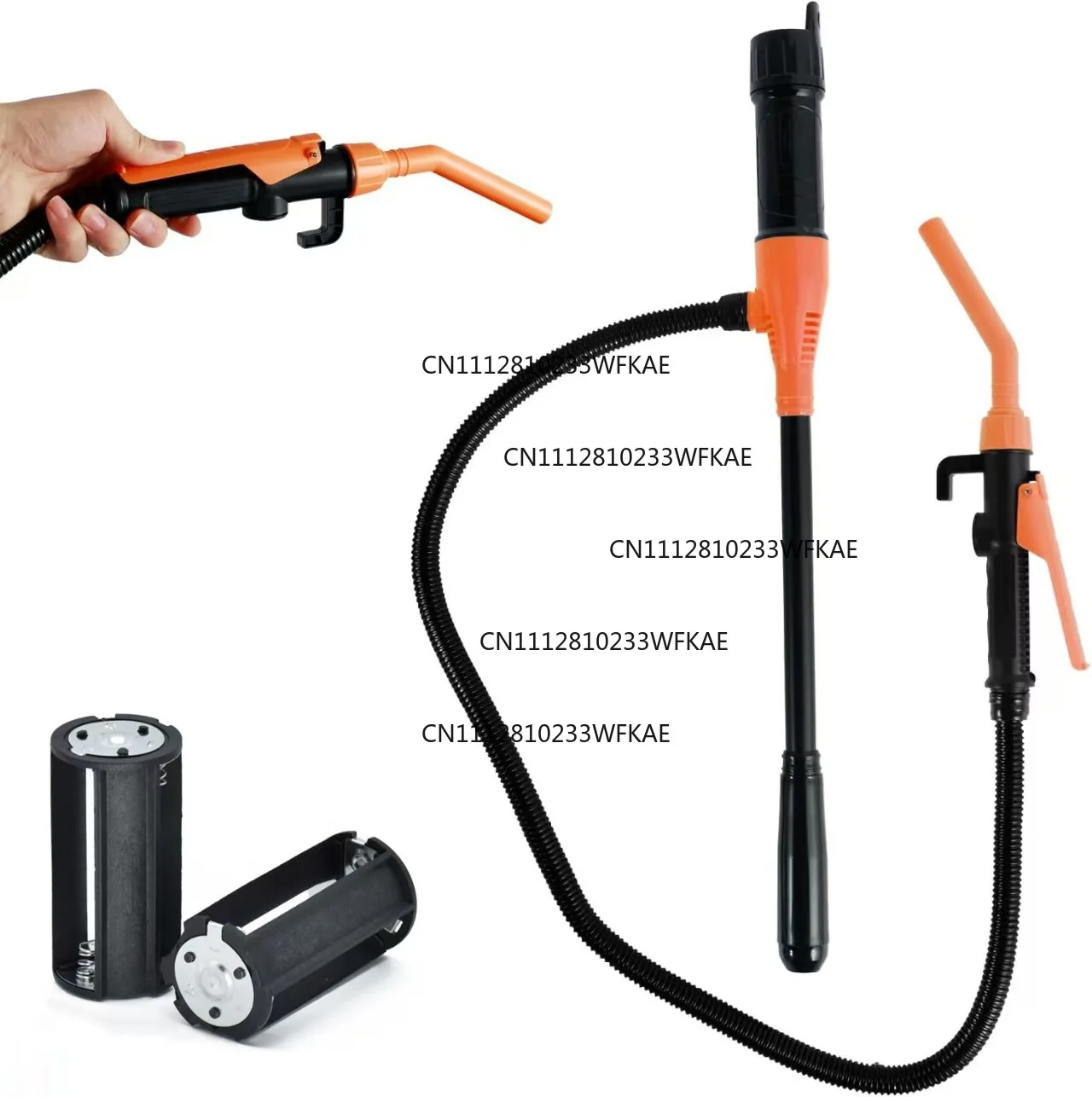 2Pcs Removable Electric Pump YouTube Oil Suction Portable