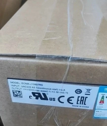 Brand New Original 0.75KW 400V ECMA-J10807RS 750W 2.39Nm 3000Rpm ECMA-J10807SS ECMA-A2 Servo Motor With Brake Fast Delivery