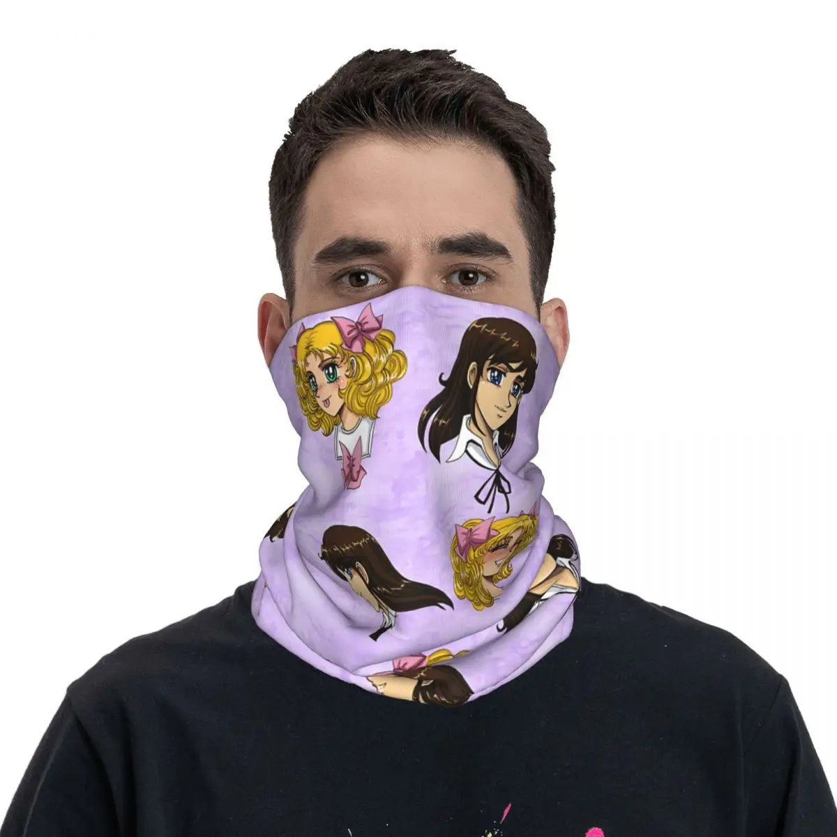 Good Friends Scarf Neckerchief Neck Face Mask Polyester